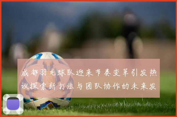 成都羽毛球队迎来节奏变革引发热议探索新打法与团队协作的未来发展