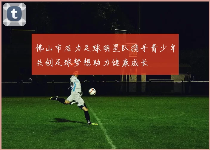 佛山市活力足球明星队携手青少年共创足球梦想助力健康成长